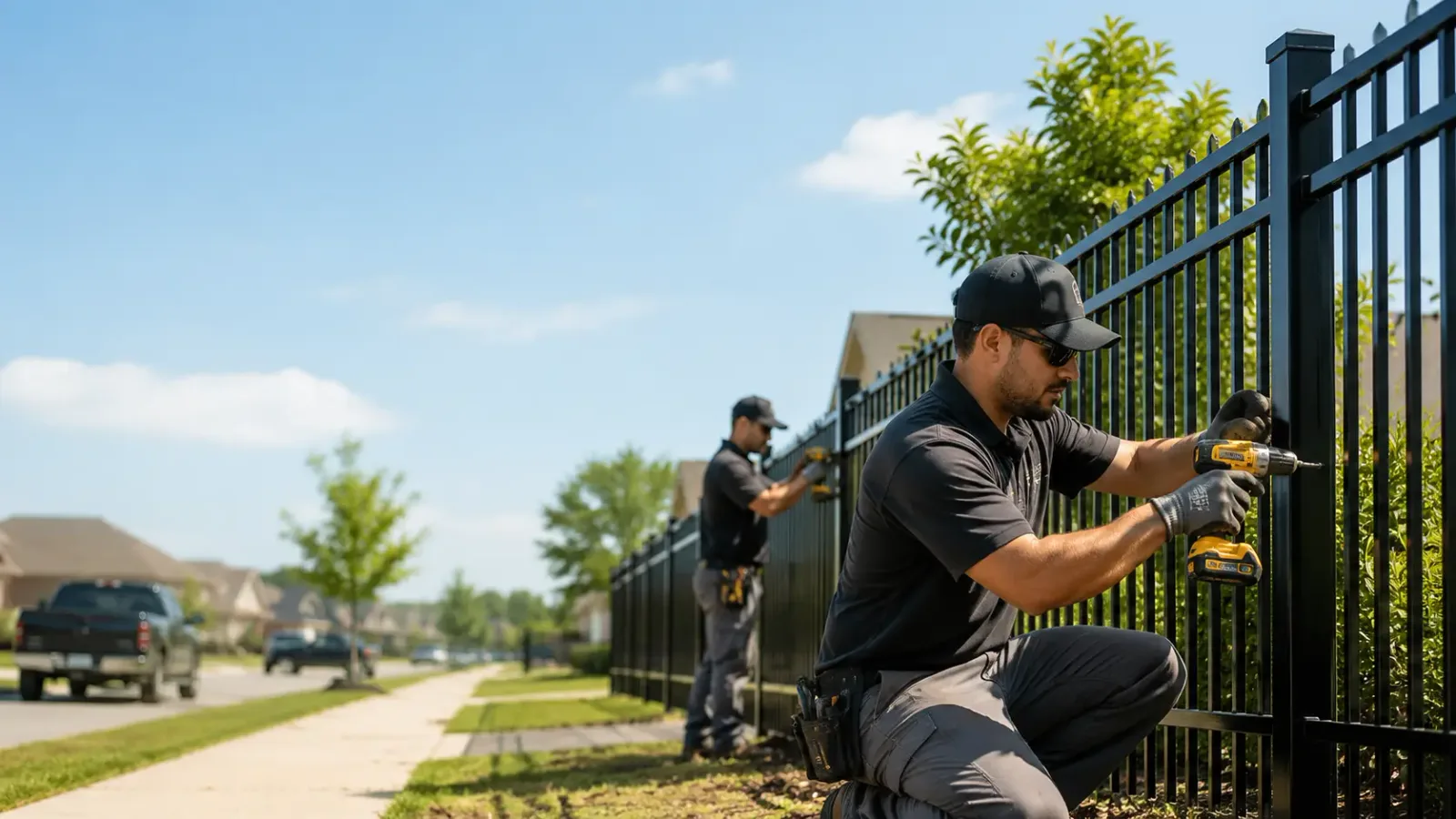 Metal Fence Installation in Sarona, WI